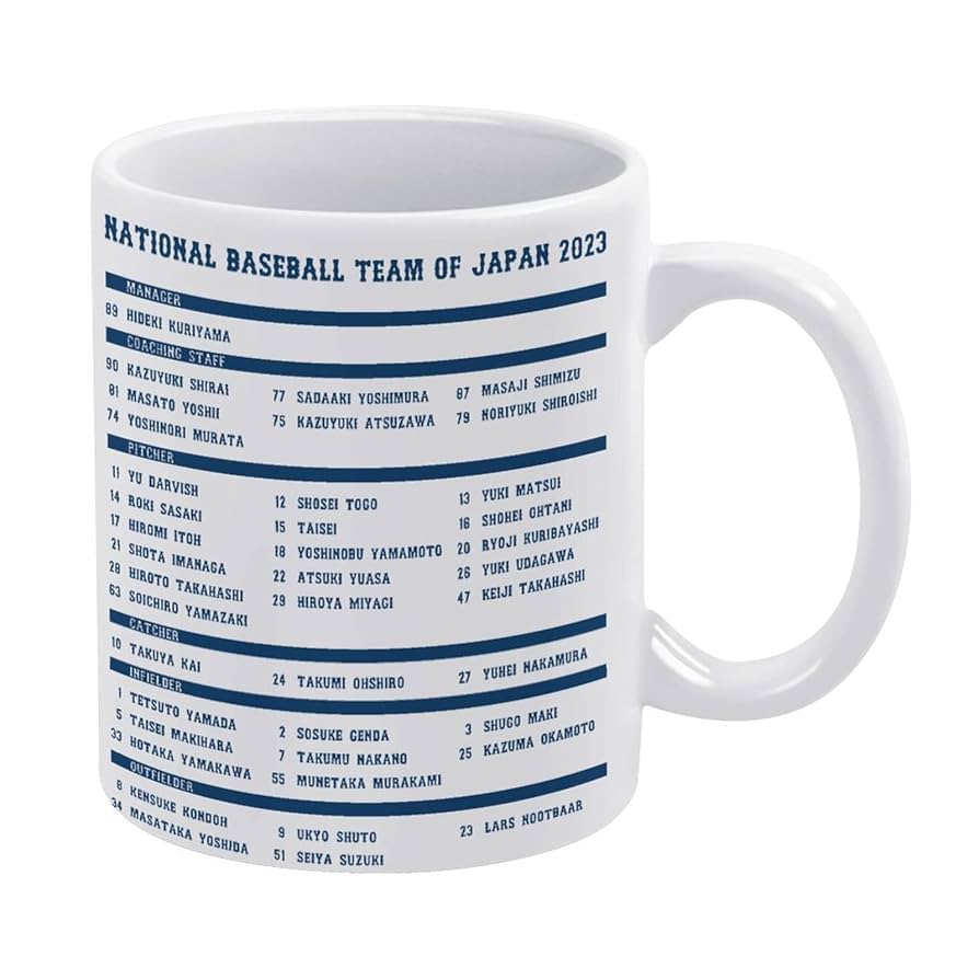 侍ジャパン マグカップ 村上 大谷 Amazon.co.jp: 2023 WBC 侍JAPAN 大谷翔平 MVP マグカップ